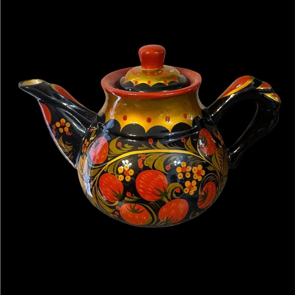 Samovar Russian Electric Khokhloma teapot